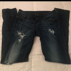 Distressed Jeans Size 8